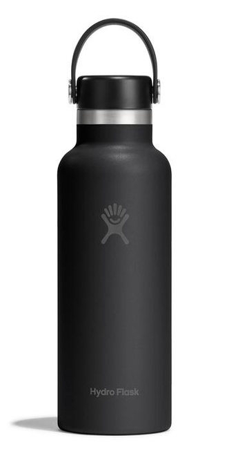 Butelka termiczna Hydro Flask 18 oz Standard Mouth z zakrętką Flex Cap, czarna