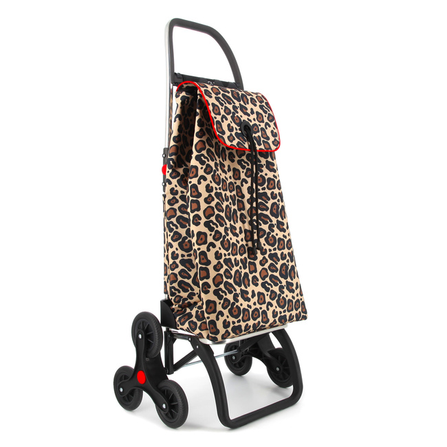 Rolser I-Max Wild 6L Camel wózek na zakupy 6-kołowy składany do schodów