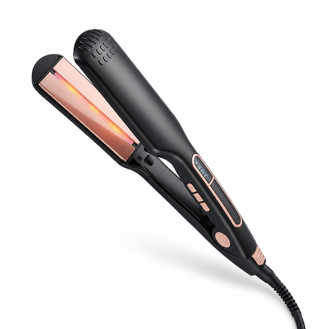 Prostownica do włosów StayBeauty by Extralink M-17722 z ceramicznymi płytkami, 2 w 1