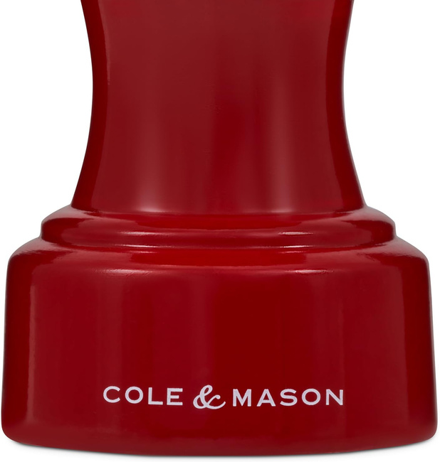 Młynek do pieprzu Hoxton czerwony połysk 10,4 cm - Cole&Mason