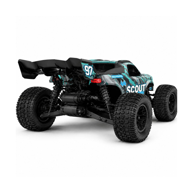 Auto zdalnie sterowane Extralink RC SC10 4WD, niebieskie, skala 1:10, zestaw RTR