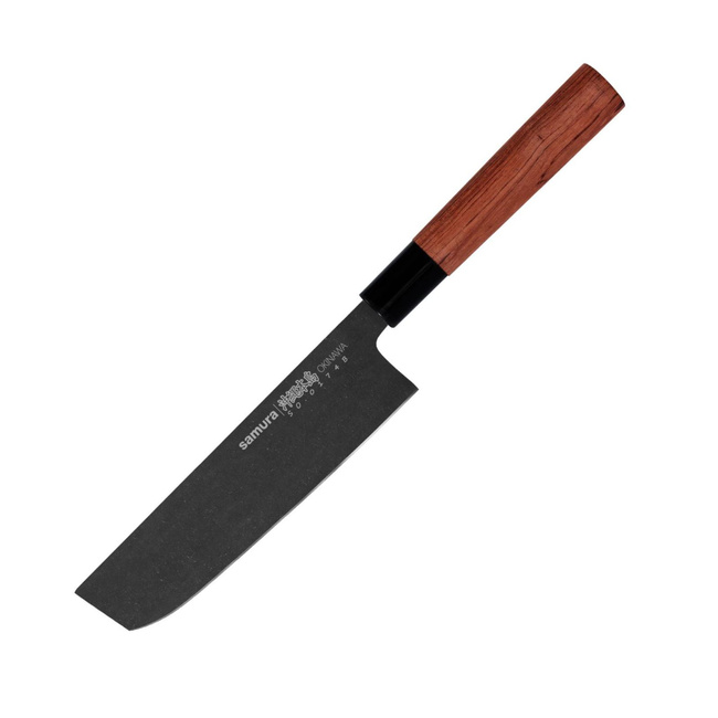Samura Okinawa Nóż Nakiri Stonewash 17.2 cm