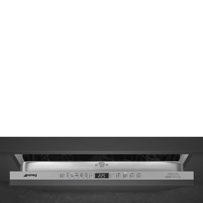 Smeg - Zmywarka do naczyń, 60 cm Universal Stl332ch Srebrny (panel sterowania).