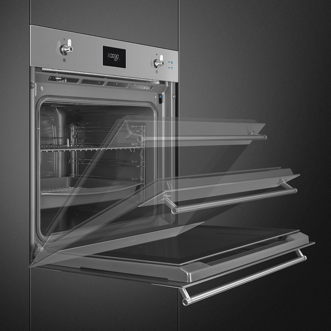 Smeg - Piekarnik, 60 Cm, Classica Classica Sop6301S2X Stal Nierdzewna.