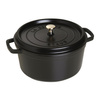 La Cocotte Garnek Żeliwny Okrągły 6.7 Ltr, Czarny - Staub