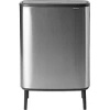 Kosz Bo Hi 12 l Matt Steel niepalcujący 227264 - Brabantia