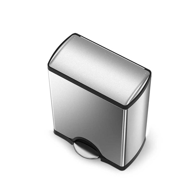 Kosz na śmieci 50l pedałowy Deluxe - stal FPP Simplehuman