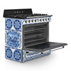 Smeg - Kuchnia Wolnost., 90cm, Victoria, D&G Victoria TR90DGME9 Mediterraneo.