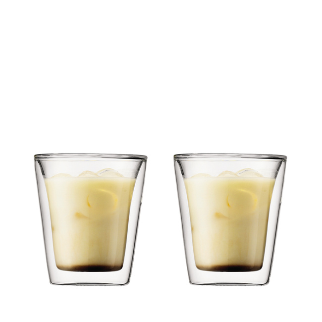 Szklanki do napojów z podwójną ścianką Canteen 200 ml 2 szt. transparentne
