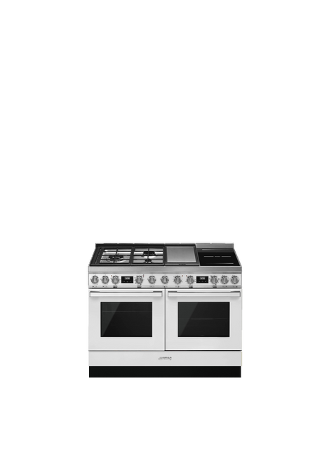 Smeg - Kuchnia wolnostojąca Portofino CPF120IGMPWH - biały