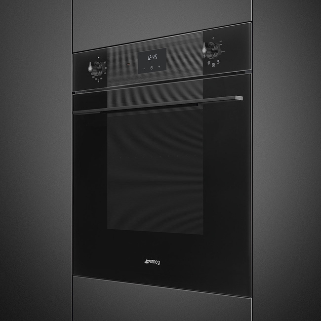 Smeg - Piekarnik, 60 cm, Linea, czarny LINEA SF6100VB3 Czarny