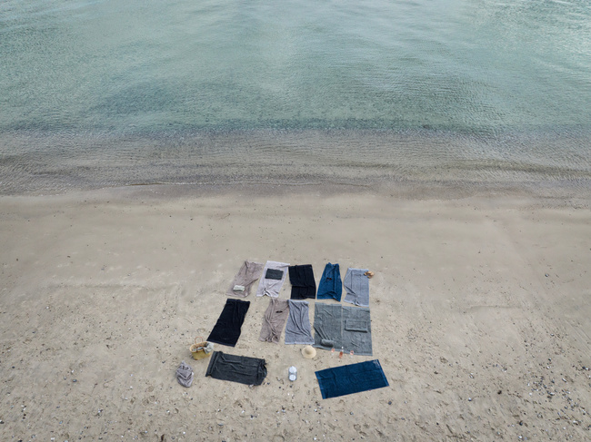 Zestaw ręczników łazienkowych 4 sztuki Classic taupe 28640