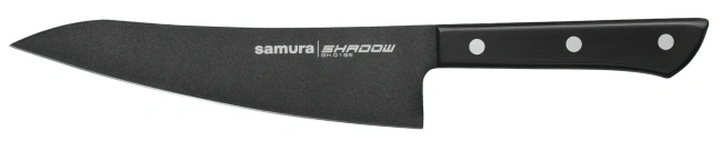 Nóż Gyuto Samura Shadow SH-0185 z powłoką nieprzywierającą, AUS-8, 18,2 cm
