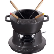 Zestaw do fondue 16 cm, Czarny - Staub