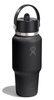 Butelka termiczna Hydro Flask Wide Mouth Travel Bottle 24 oz (710 ml) ze słomką, czarna