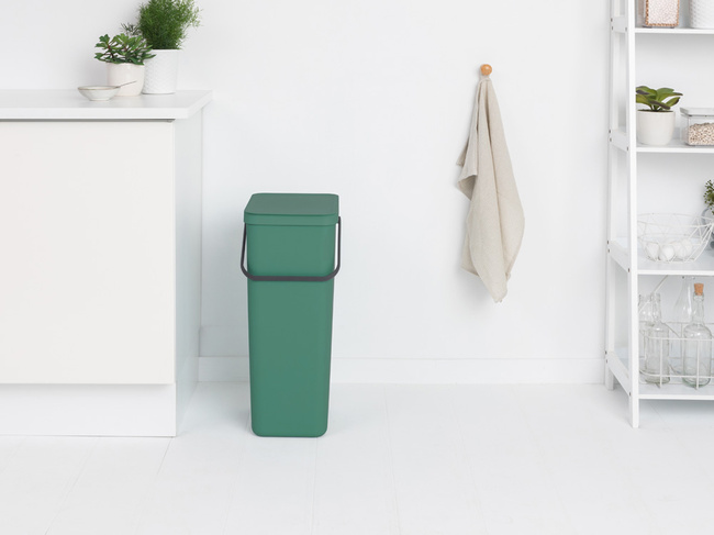 Kosz Sort&Go, 40L, zielony, Brabantia