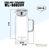 Dzbanek szklany do napojów 1.0 l slim – Wilmax
