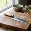 Japoński nóż Santoku Funayuki Okomura Kurouchi 16,5 cm