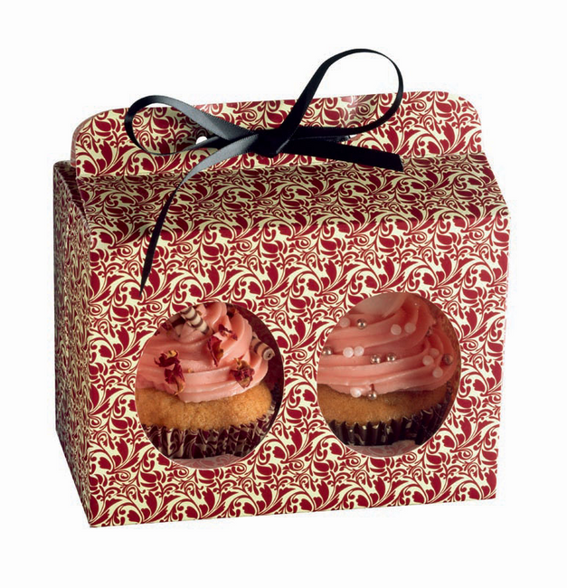 Opakowanie prezentowe na 2 muffinki Flora papier ekologiczny Kaiser 