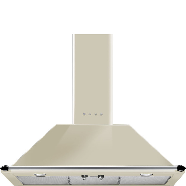 Smeg - Okap kuchenny, Victoria, 90 cm, KT90PE VICTORIA - krem