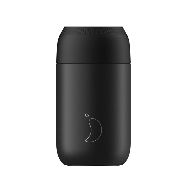 Termiczny kubek do kawy Chillys | 340m | Czarny Series 2 - Chillys Bottles
