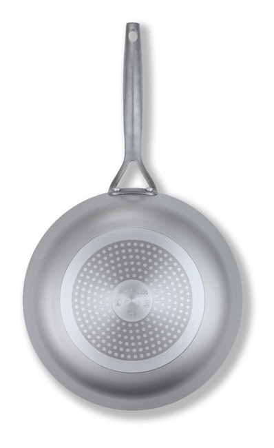 Wok Brabantia Dusk 28 cm 102290, kute aluminium, do piekarnika 200°C
