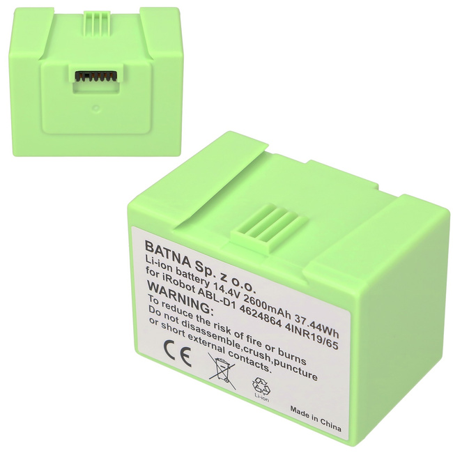 Akumulator Extralink do iRobot Roomba e5, e6 i i7, zamiennik Li-ion 14,4 V 2600 mAh