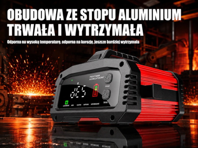 Extralink | Inteligentny prostownik samochodowy z trybem napraw Agm | 12V, 24V, 25A