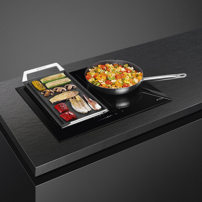 Smeg - Płyta Kuchenna Universal Sim3644D Czarne Szkło