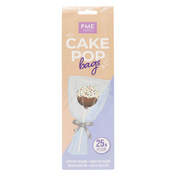 Pme zestaw torebek Cake Pop ze srebrnymi wstążkami