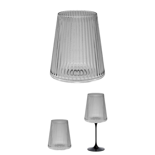 Kieliszek do wina Trebonn SplitGlass Easy, przezroczysty, 550 ml, z tworzywa, bez nóżki