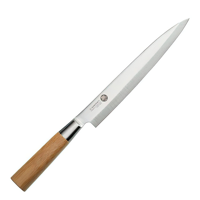 Nóż Sashimi Suncraft MU Bamboo MU-05, rękojeść z bambusa, 21 cm