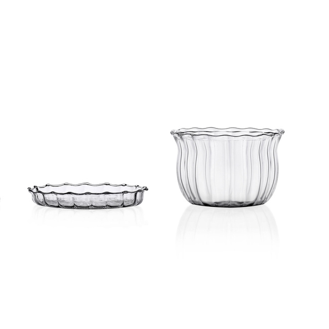 Spodki do filiżanek Clear 12 cm - Ichendorf Milano