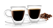 Zestaw 2 filiżanek do espresso z podwójną ścianką Amo 50 ml - Vialli design