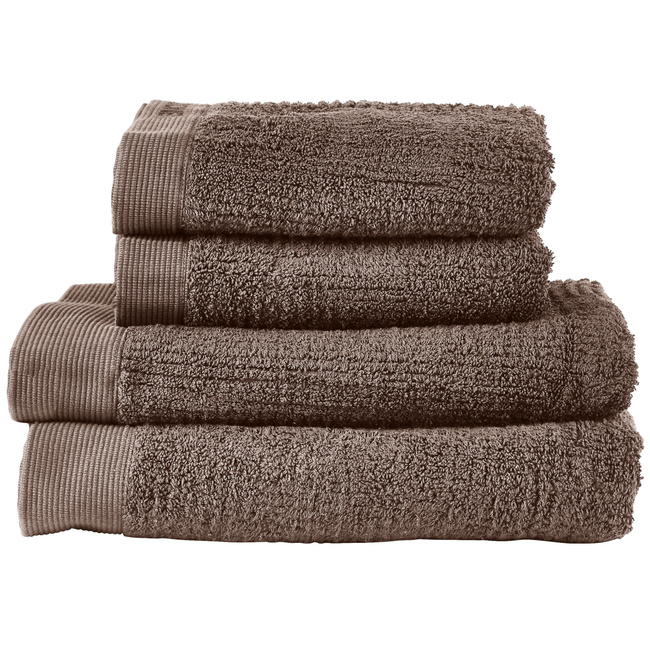 Zestaw Ręczników Łazienkowych 4 Sztuki Classic Taupe 28640