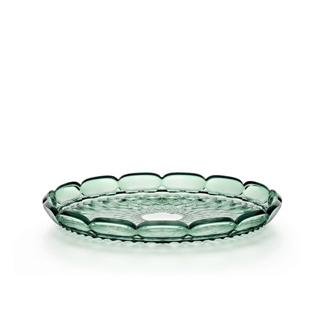 tace okrągłe 36 cm zielona matcha - Guzzini