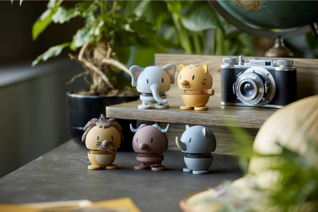 Figurka Hoptimist Soft Rhino S Grey, szary nosorożec