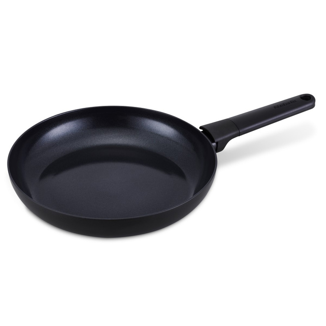 Patelnia Brabantia Nero 28 cm, matowa czarna, dno indukcyjne