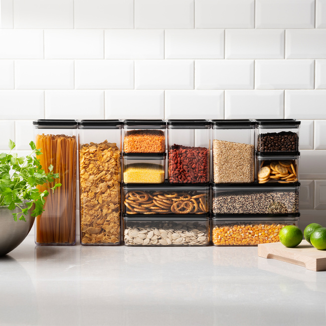 Bodum pojemniki kuchenne w zestawie Canteen 12 szt Black