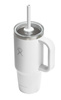 Kubek podróżny Hydro Flask Travel Tumbler 24 oz ze słomką, biały