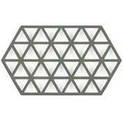 Podkładka pod naczynia Triangles 24 cm Olive Green - Zone Denmark