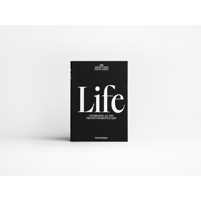 księgi fotograficzne do albumów i wspomnień life czarna - Printworks