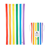 Ręcznik plażowy, Szybkoschnący - Rainbow skies Xl 200x90cm - Dock & Bay