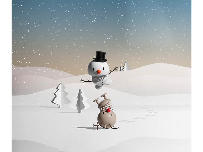 Hoptimist Snowman S white 26172