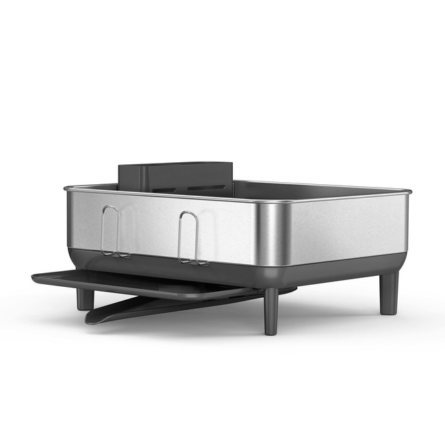 Ociekacz do naczyń Compact - stal nierdzewna Simplehuman