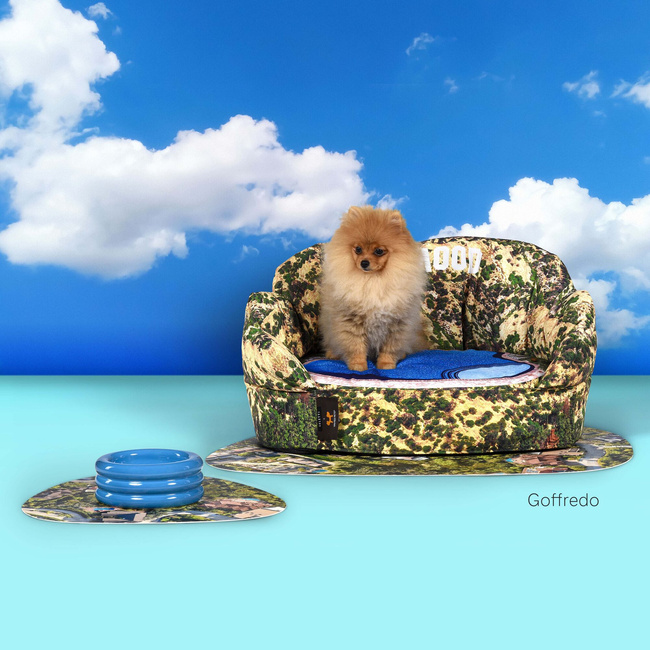 Legowisko dla psa Doggymood z matą 80 cm szare - United Pets
