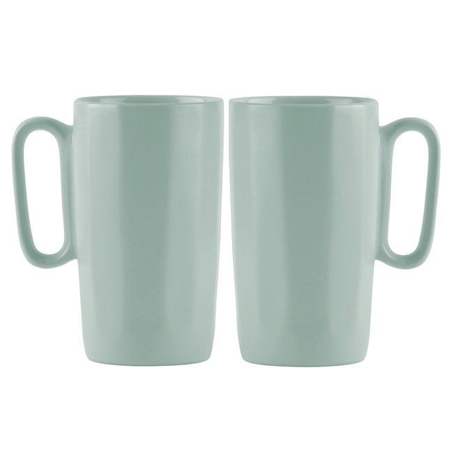 Dwa Kubki Ceramiczne Z Uszkiem 330 Ml Fuori Miętowe 30114 - Vialli Design