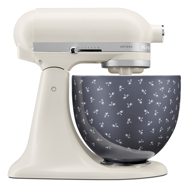 Dzieża ceramiczna KitchenAid 4,7 l niebieska w drobne kwiaty 5KSM2CB5BF do mikserów Artisan 5 i Classic