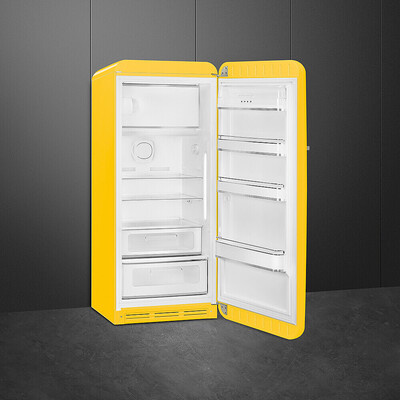 Smeg - Chłodziarko-zamrażarka FAB28RYW6 50'S RETRO STYLE - żółty