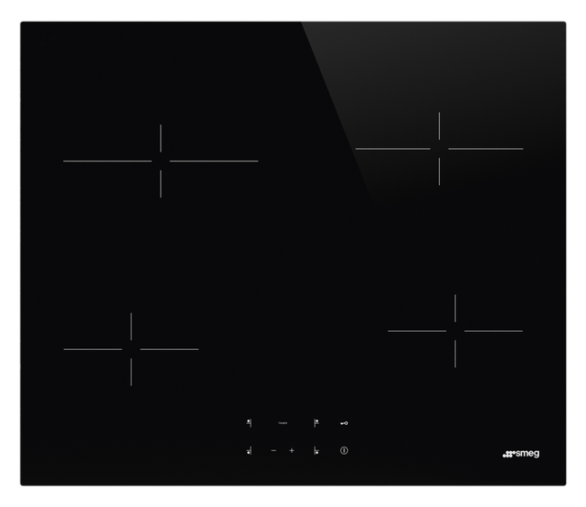 Smeg - Płyta Kuchenna Universal Se264Td1 Czarne Szkło